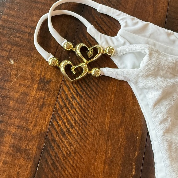 Beach Bunny White & Hold Rio Bikini Bottom, MRSP $148 - Picture 7 of 10